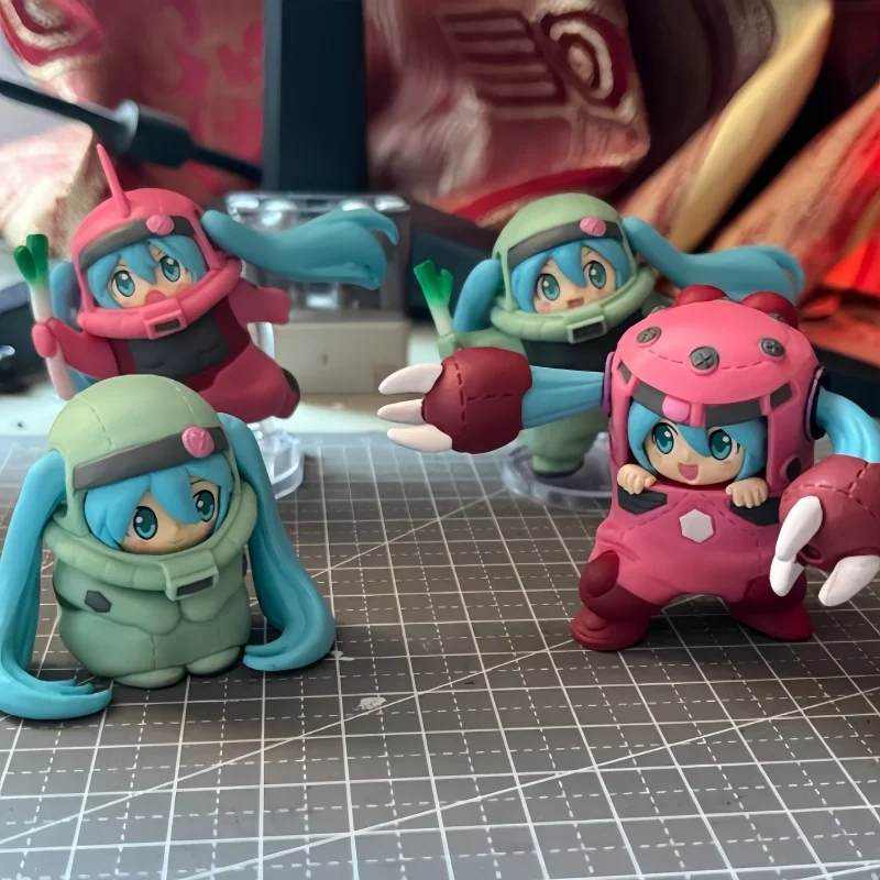 Bandai Twisting Eggs Hatsune Miku Co Branding Series Anniversary Commemoration Of Mobile Warrior Gu Numi Figur Modell Spielzeug Geschenk