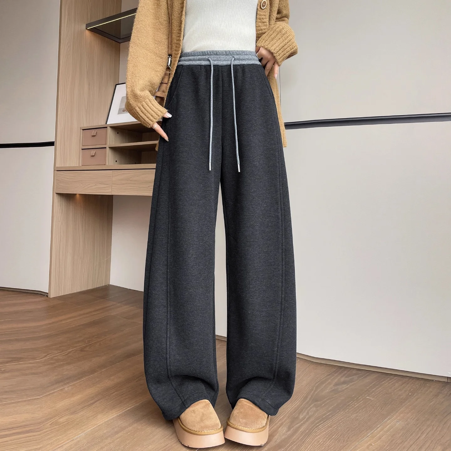 Pantalones para mujer, estilo camuflaje, para otoño, para actividades al aire libre, pesca, caza, protección, holgados, con múltiples bolsillos, resistentes al desgaste, camuflaje montañoso