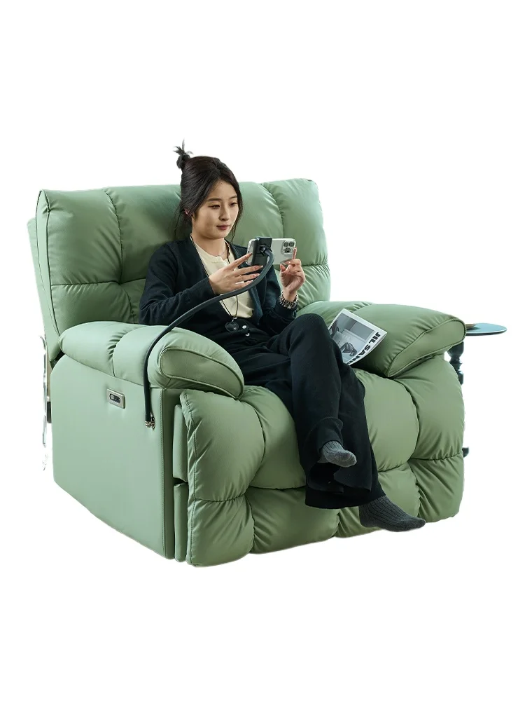 

Electric single sofa reclining and sleeping rocking chair living room balcony massage cloud sofa