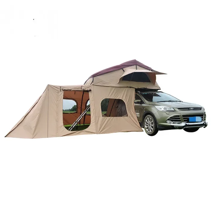 

Popular Outdoor High Quality Waterproof Car Side Awning Camper Roof Tents Automatic Pop Up Tent With Extension