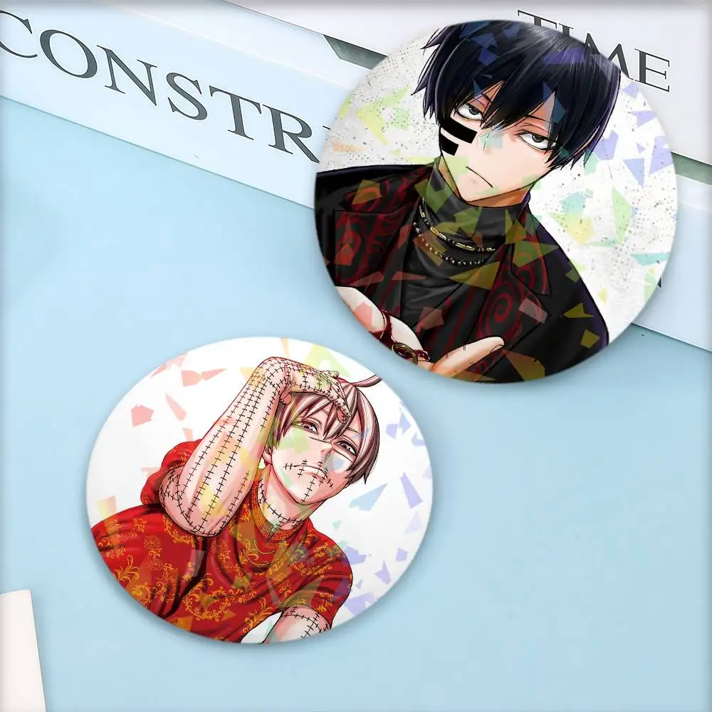 أنيمي T-تشديد A-ankis تأثيري حلي شارة عملية الليزر دبوس صفيح بروش أنيمي الدعامة هدية عيد الميلاد #4