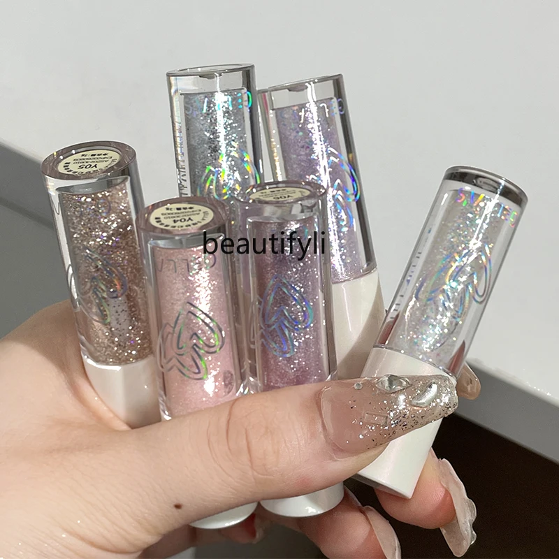 Liquid eyeshadow super flash fine sparkle sequins pearlescent aegyo sal highlight brightening liquid female