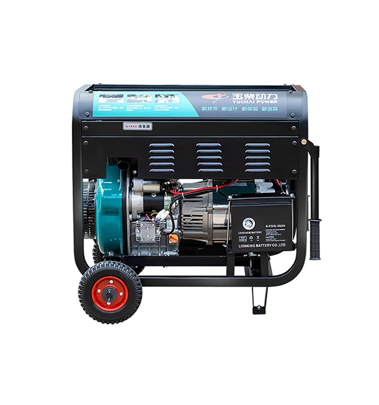 

YUGONG Dual Voltage Portable Generator Diesel 5kw / 8kw / 10kw / 12kw Prime Power Yuchai Power Gosoline Dynamo