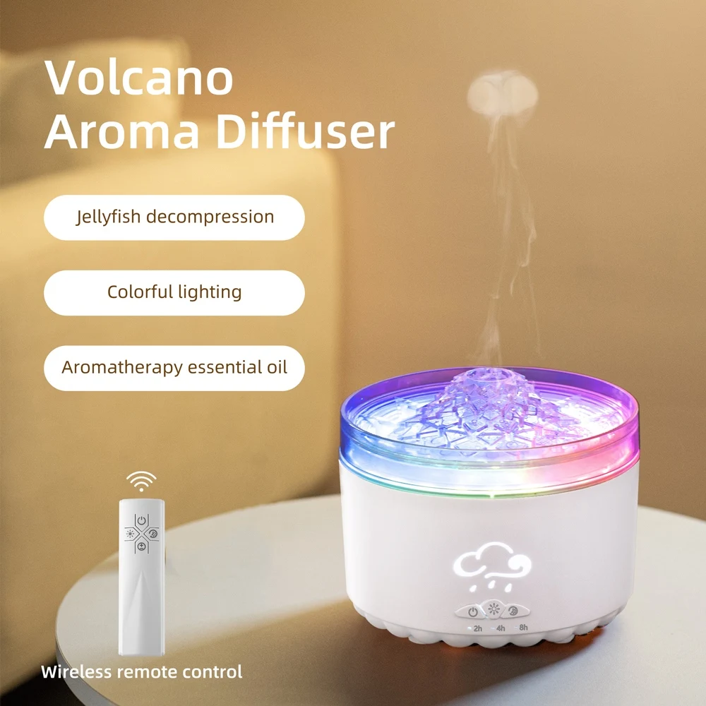 

2024 New Creative Fort Aromatherapy Machine Household Lava Crack Humidifier Hotel Essential Oil Diffuser Aromatherapy Machine