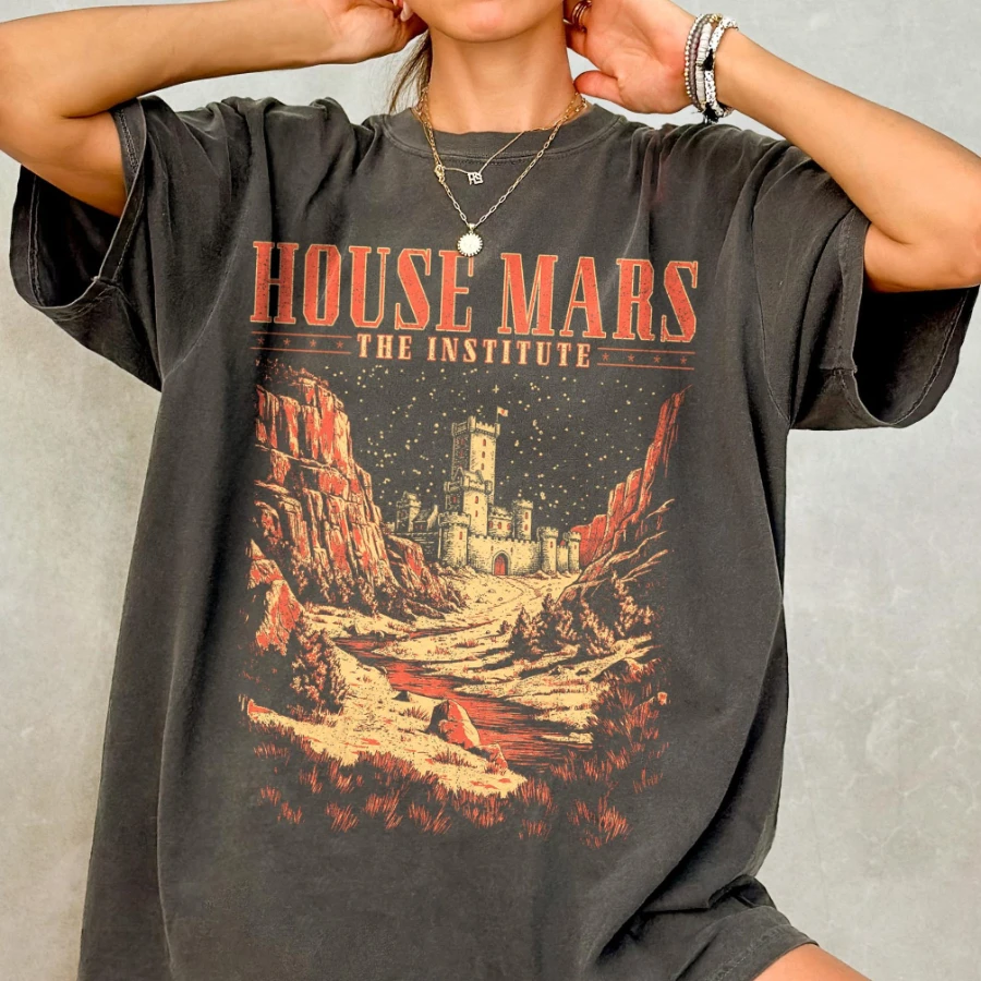 House Mars Shirt, Red Rising Comfort Colors T-Shirt, Bookish Merch, Scifi Lover Gift