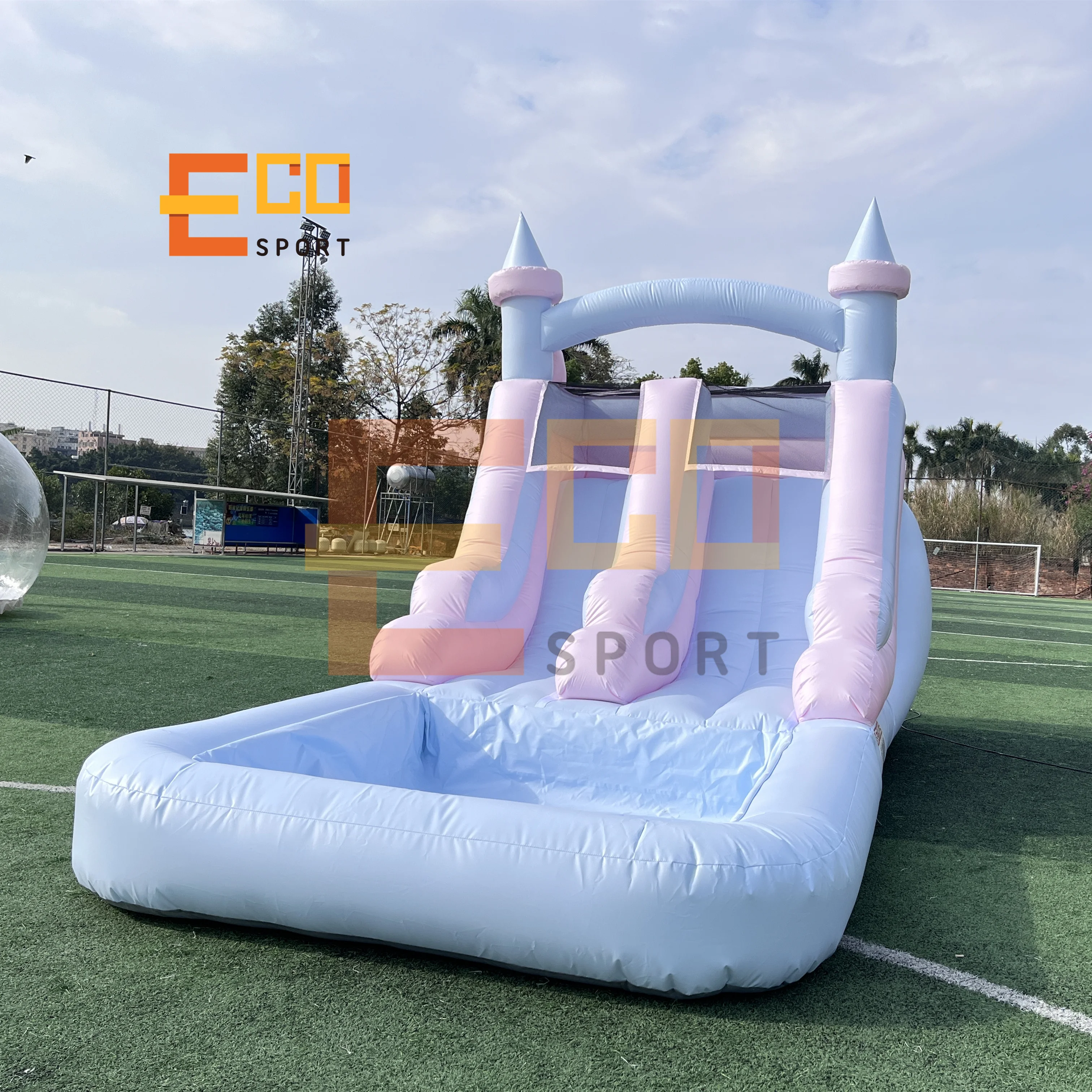 20x9x13ft Inflatable Water Slide with Pool with Commercial Grade PVC  for Summer with Air Blower Free Shipping to Door