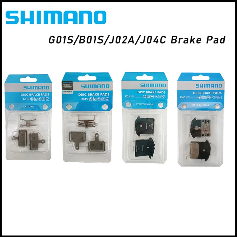 SHIMANO B01S G01S J02A J04C Brake Pads Resin Disc Brake Pads For MTB MT200 / M315 Br-M485 M445 M446 M447 M395 M355 M575 M475