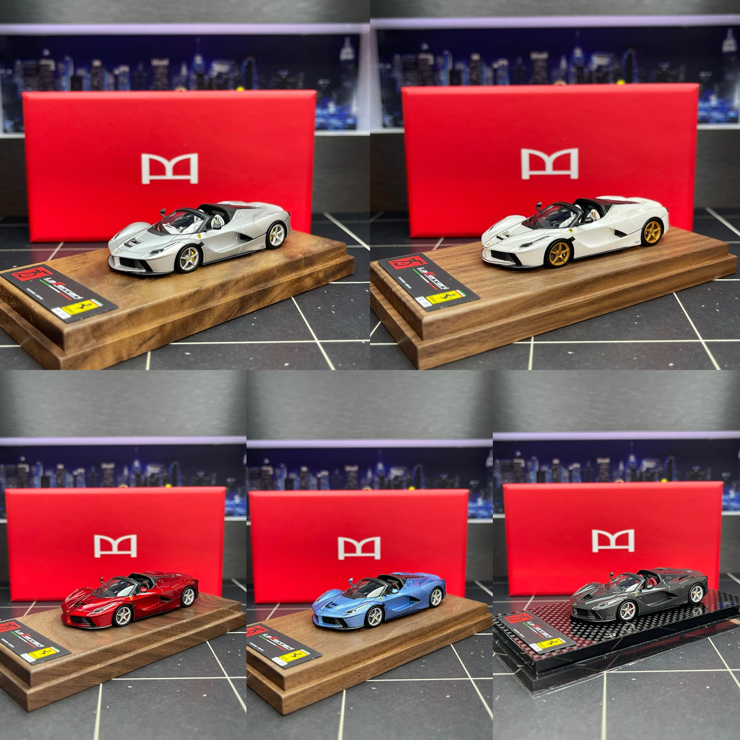 دييكاست DMH 1:64 مقياس فيراري رافالي الراتنج طبعة محدودة نموذج سيارة تحصيل لعبة هدية تذكارية عرض حلية