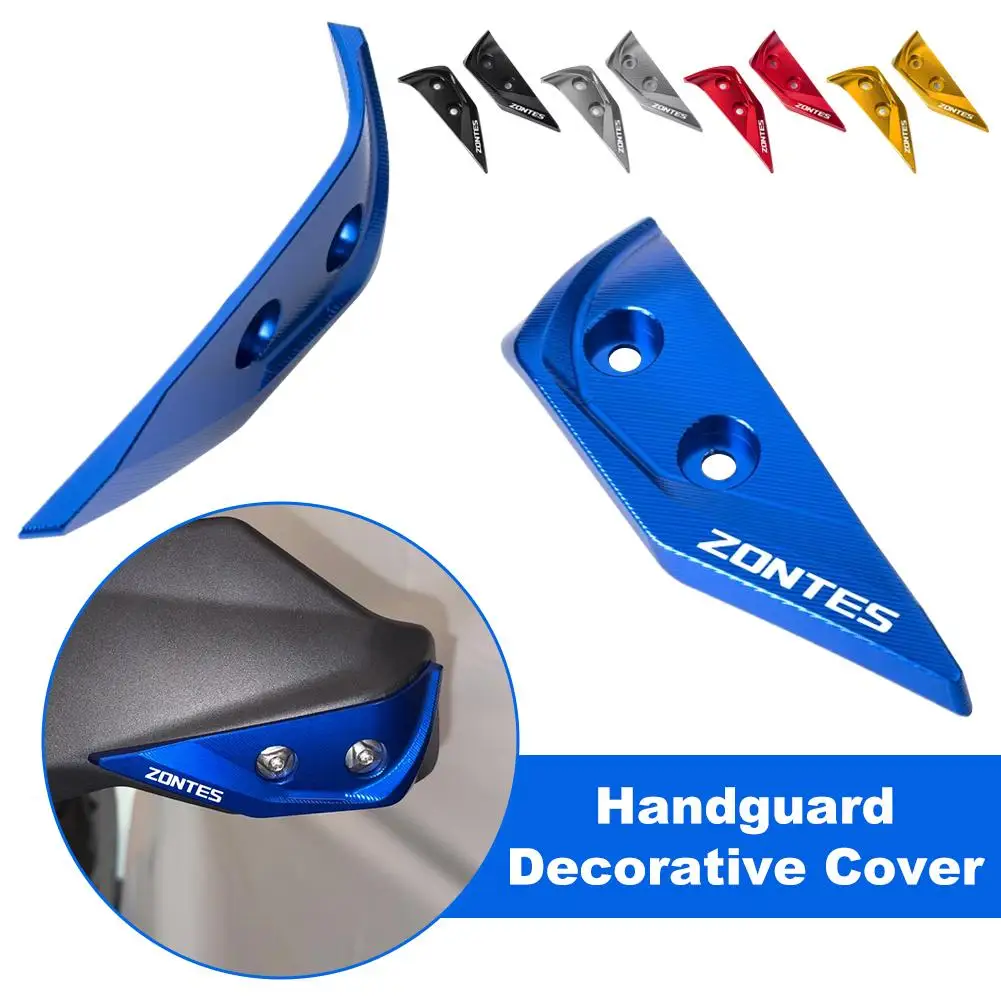 جديد لـ ZONTES 368G 368 G ZT368G 2024 2025 2026 CNC الألومنيوم دراجة نارية Handguard واقية قبعات الزخرفية المقود Prot M0B4 #3