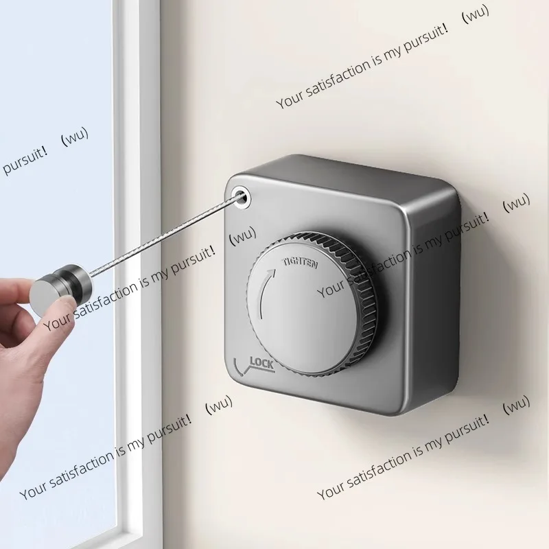 Invisible clothesline, clothes drying artifact rope, no punching indoors, bathroom, invisible shrinkage balcony, wire rope rack