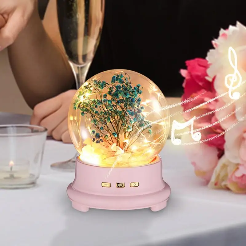 Portable Wireless Speakers Dream Music Light Flower Speakers Ornament Ball Light Show Wireless Speaker Speakers Ornament Light