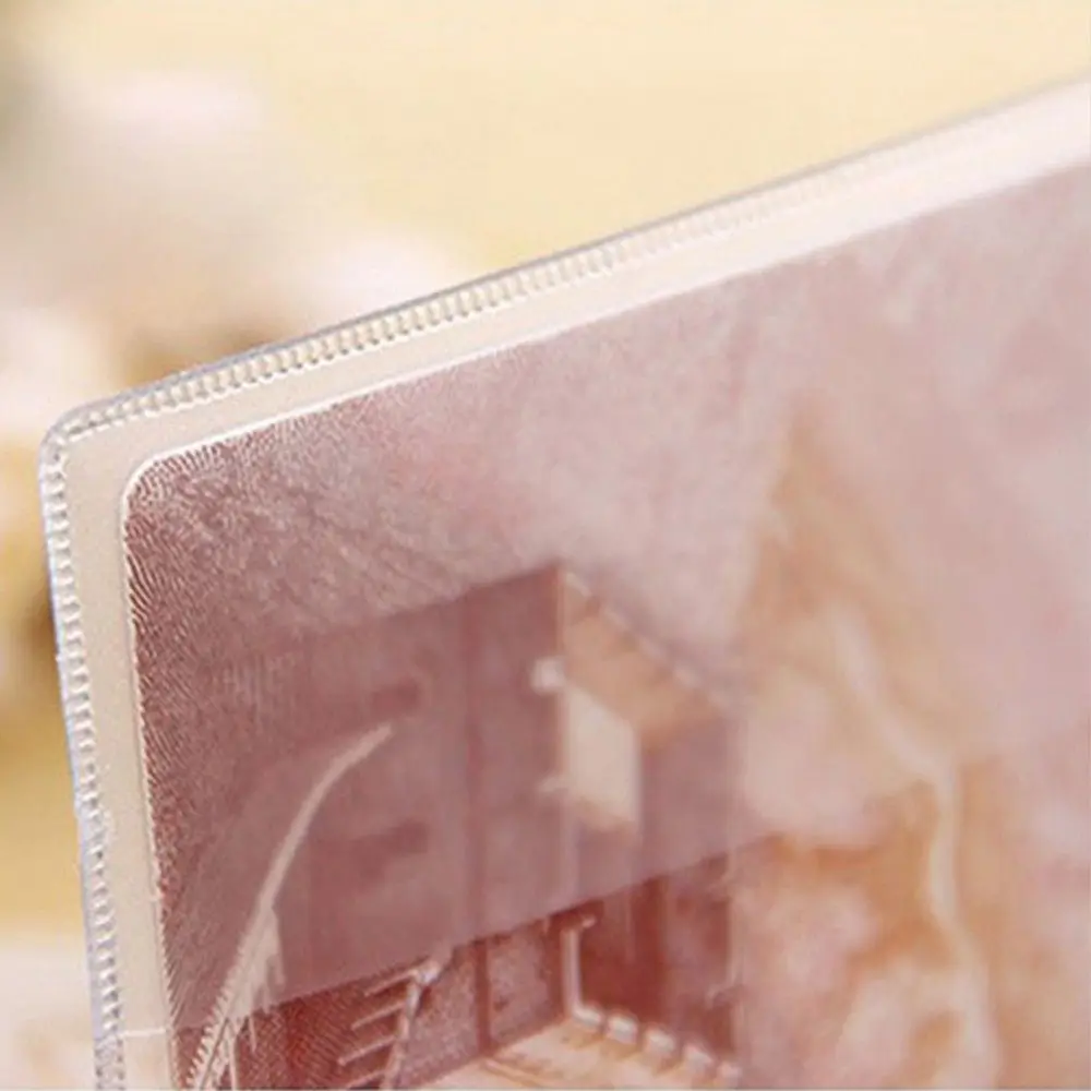 PVC ใหม่กันน้ํากระเป๋าเดินทาง CLEAR Passport Case ผู้ถือโปร่งใส ID Card กรณีป้องกัน