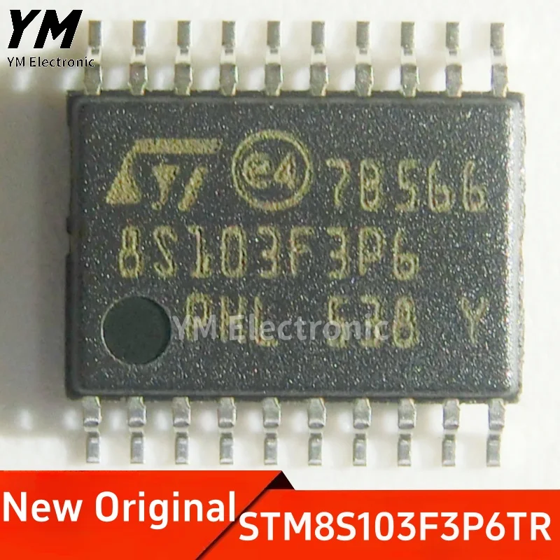 

New Original STM8S103F3P6TR TSSOP-20 16MHz/8KB flash memory 8-bit Microcontrolle MCUr