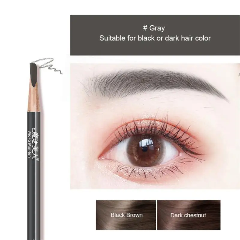 Waterproof Eyebrow Pencil Water Proof Does Not Take Off Makeup Not Easy To Smudge Waterproof And Sweatproof Eyebrow Pencil Brown