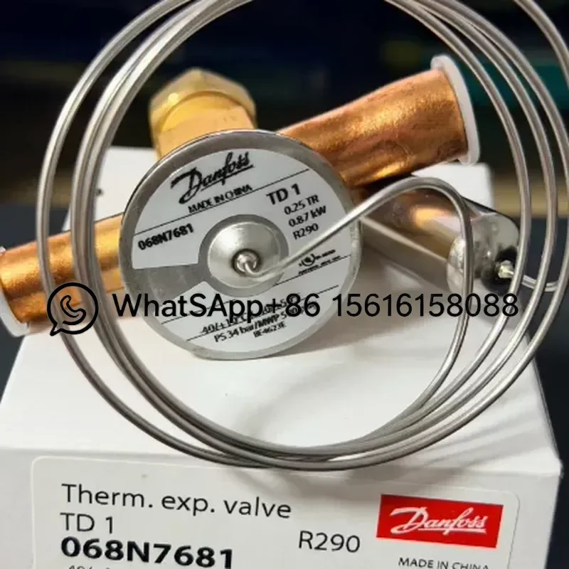 Original Danfoss Expansion Valve 068U2099 068U2095 068U2414 068U4529 068U3700 Refrigeration Solenoid Valve Parts for HVAC