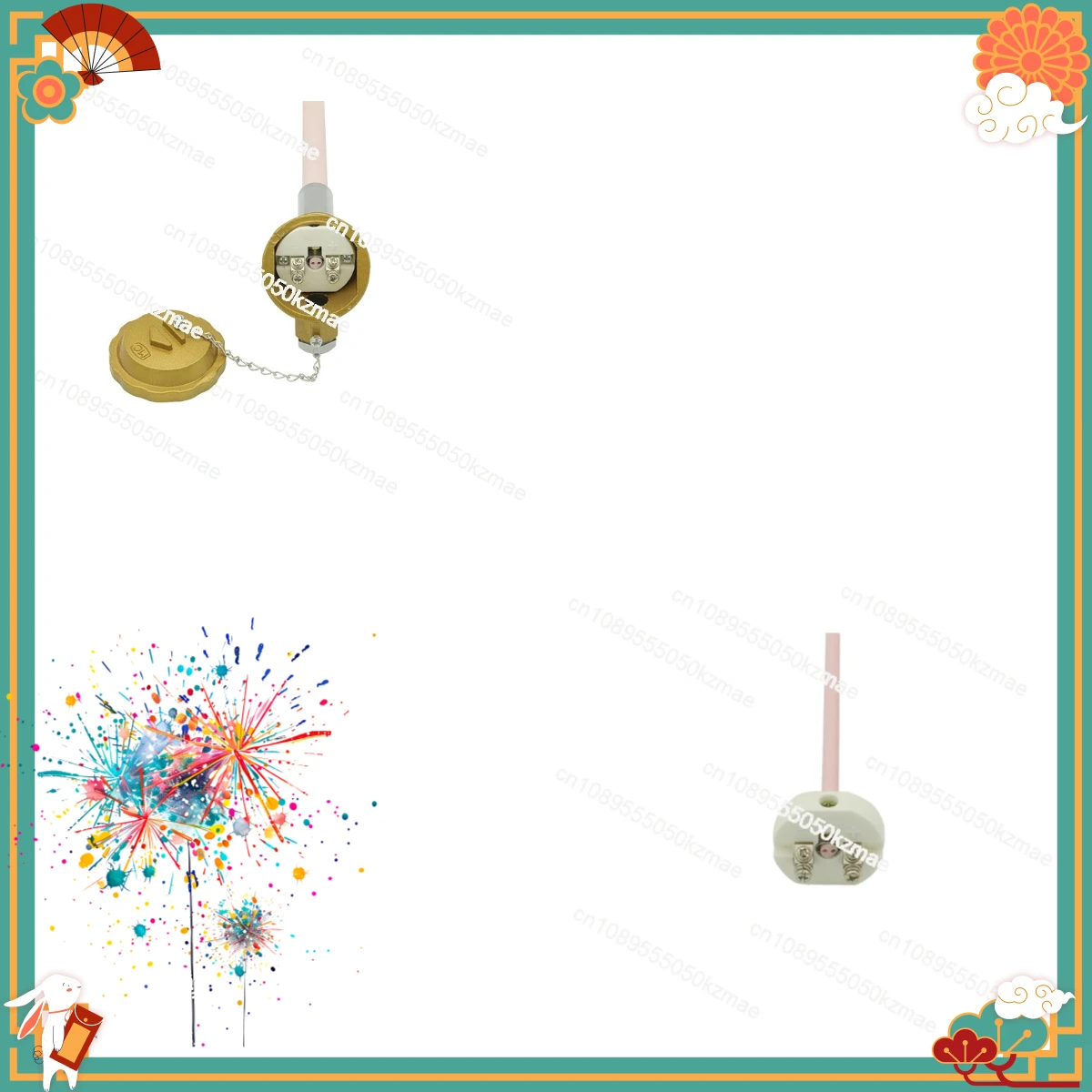 Suitable for high-precision high-temperature kiln thermocouple S-type platinum rhodium thermocouple WRP-130