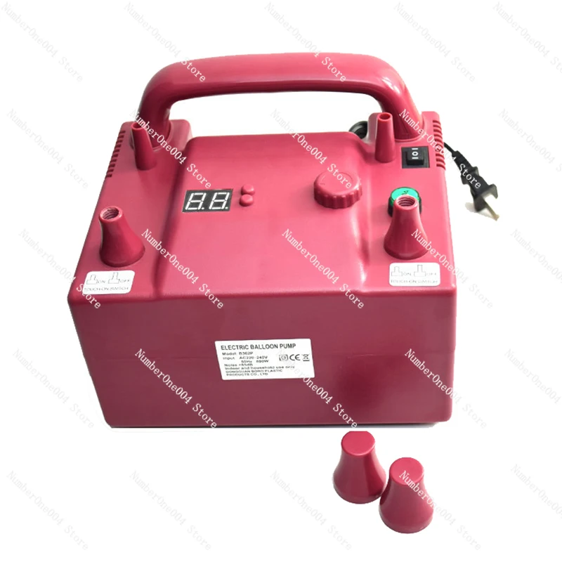 

B362P Electric Balloon Pump Inflator Blower 5-Inch Round Latex Balloon Speed Time Controller for Party Supplies