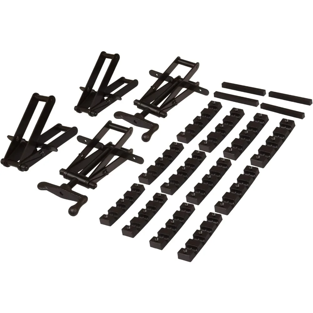 

Зажимы для деревообработки с 4-сторонним прижимом, 2 шт., многофункциональные панельные зажимы для изготовления мебели и шкафов