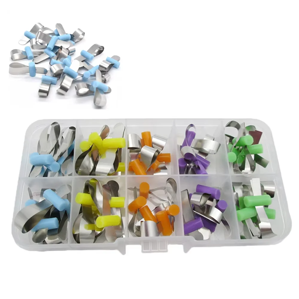 

NIGF 20/50 шт. стоматологический формовочный лист ортодонтический секционный контурный металлический матриц стоматологические матричные ленты фиксаторная автоматическая