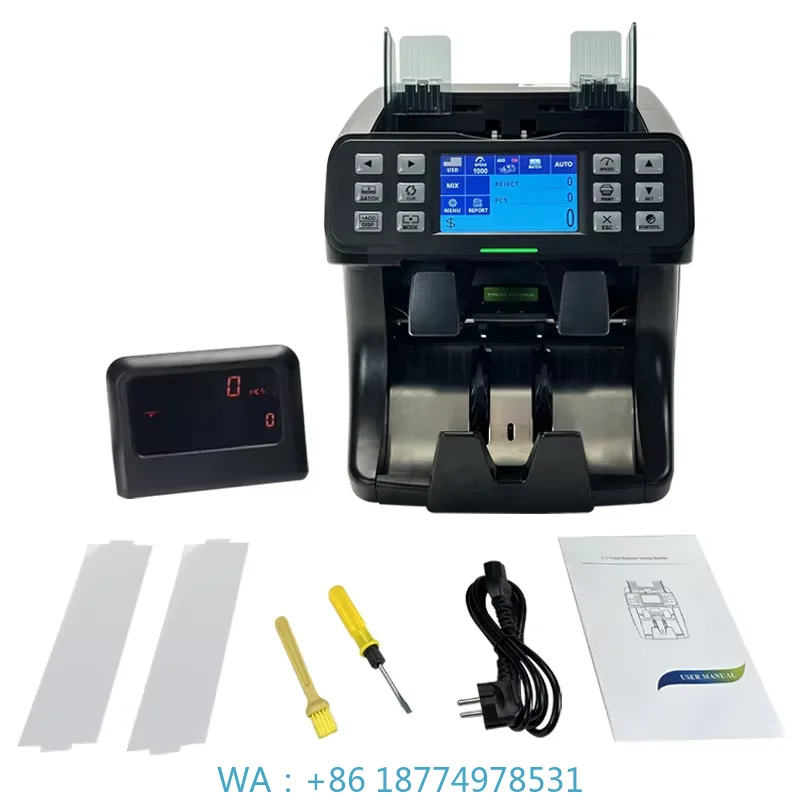 Counting Machine Money Counter With Built in Printer Serial Number Reading Dual CIS ed Value Cash Money Bill Counter Money