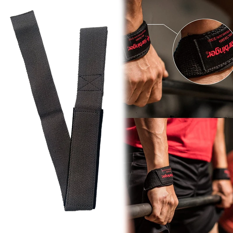 Weightlifting Hand Belt Anti-Slip Sport Fitness Wrist Wraps Straps Gym Support Lifting Grip Belt Fitness Bodybuilding