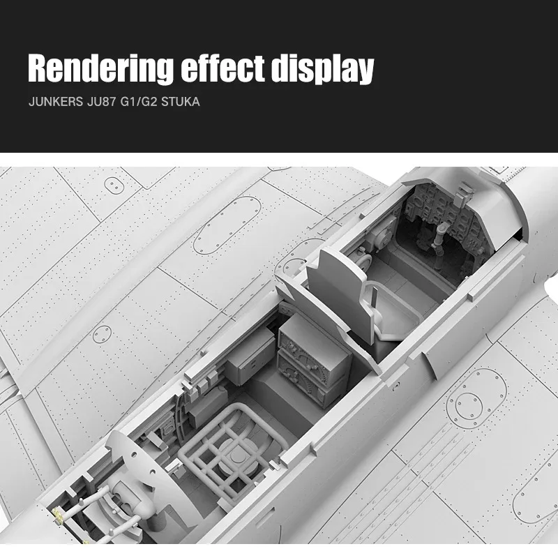 Modelo de frontera BF-002 Junkers Ju87 G1/G2 Stuka Kit de modelo a escala 1/35