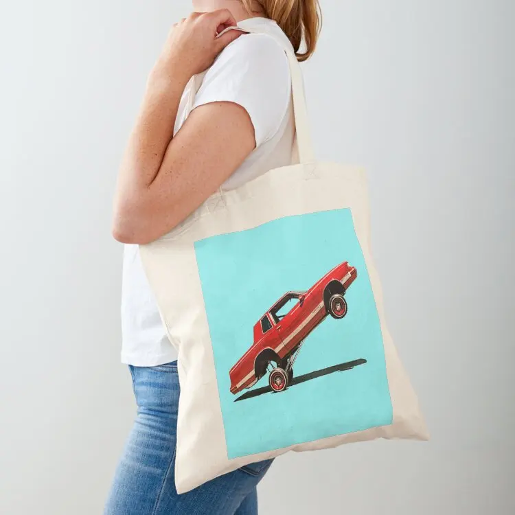 

Hopping Lowrider Car Tote Bag Fabric bag Lady bag reusable shopping bags foldable reusable