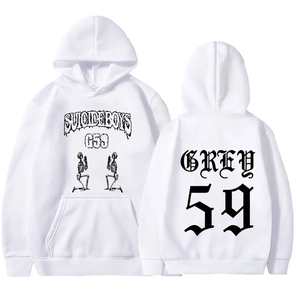 Suicideboys G59 Skelet Hoodies Heren Dameskleding Gothic Vintage Capuchon Sweatshirts Fleece Warme Lange Mouw Losse Pullovers