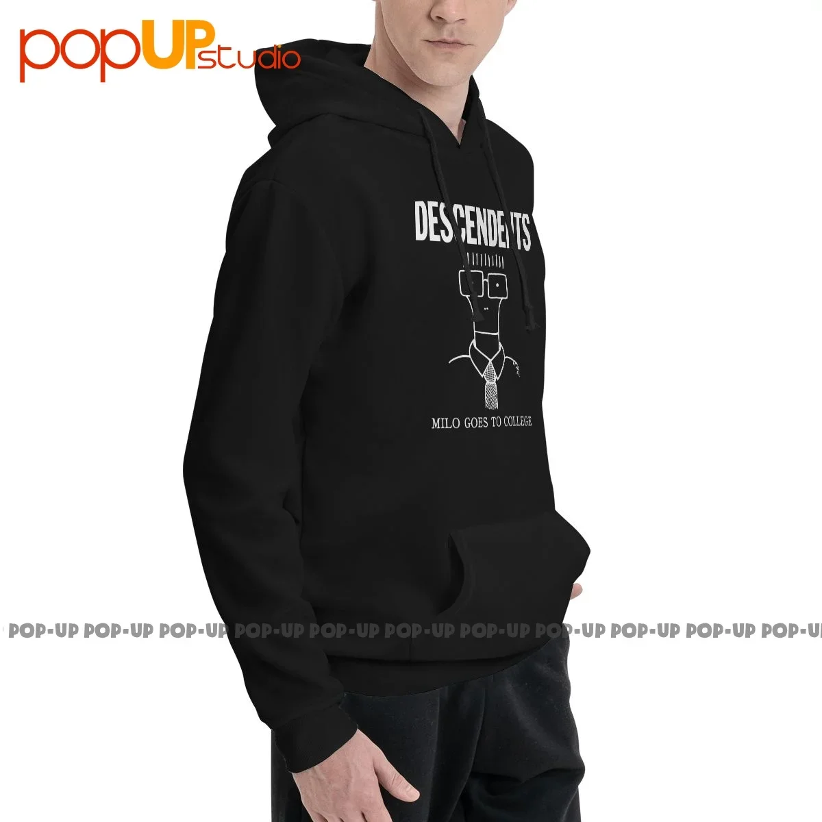 Descendents Milo Goes To College Gray Hoodie Sweatshirts Hoodies Soft Design Hot Deals Streetwear