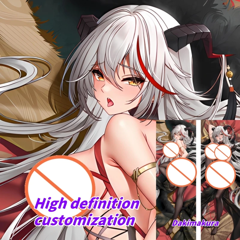 

Dakimakura Anime Pillow Case Azur Lane KMS Agir Double-sided Print Of Life-size Body Pillowcase Gifts