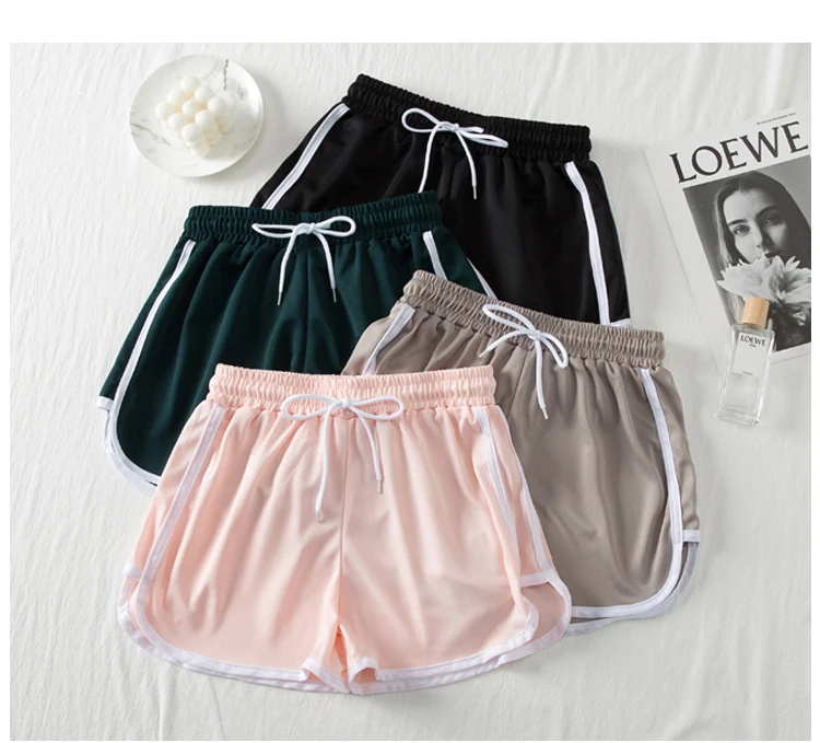 Sports Shorts Women's Clothing Summer Loose Running Wide Leg High Waist Home Large Size Pajama Pants Fitness Pants BD267