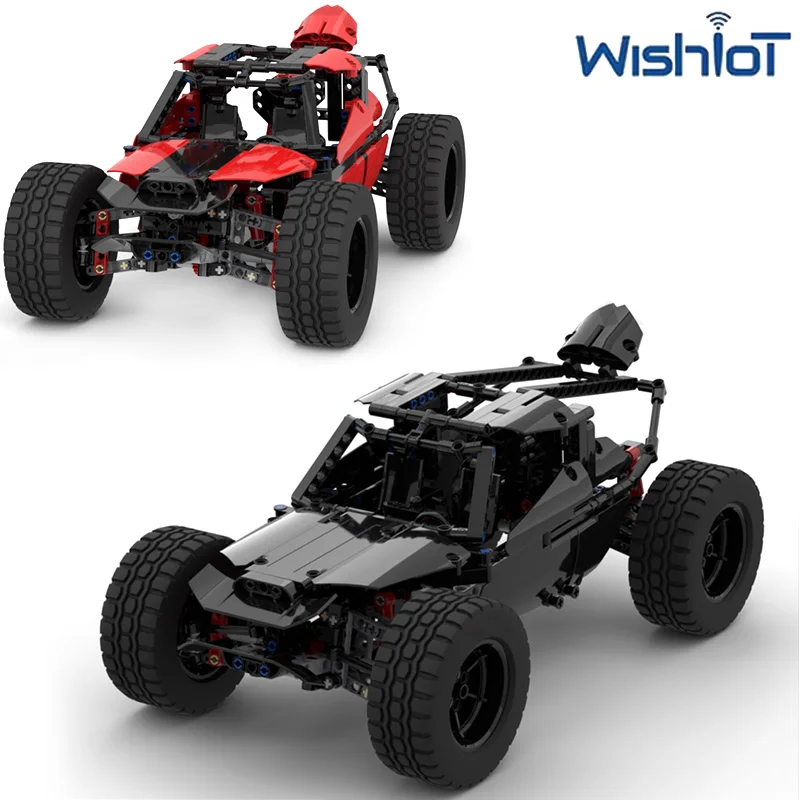 

Four-wheel Drive Off-road Vehicle MOC Building Blocks With Differential Assembly Racing Car Frame Toys Model Small Bricks Gifts