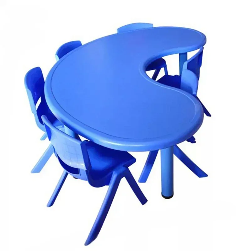 Plastic Children's Desk, Family Writing Desk, Kindergarten Early Education Game Table, Dining Lift Table