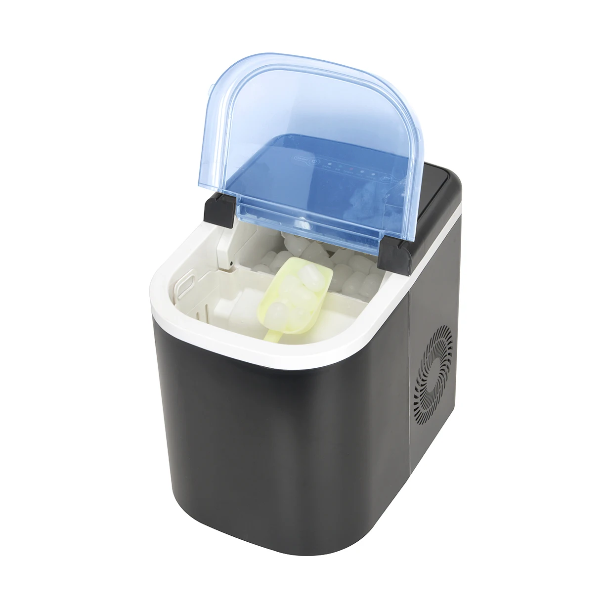 

Counter-top Ice-maker 12kg Ice Maker Machine 8 Mins 9 Bullet Ice-black Energy Efficiency