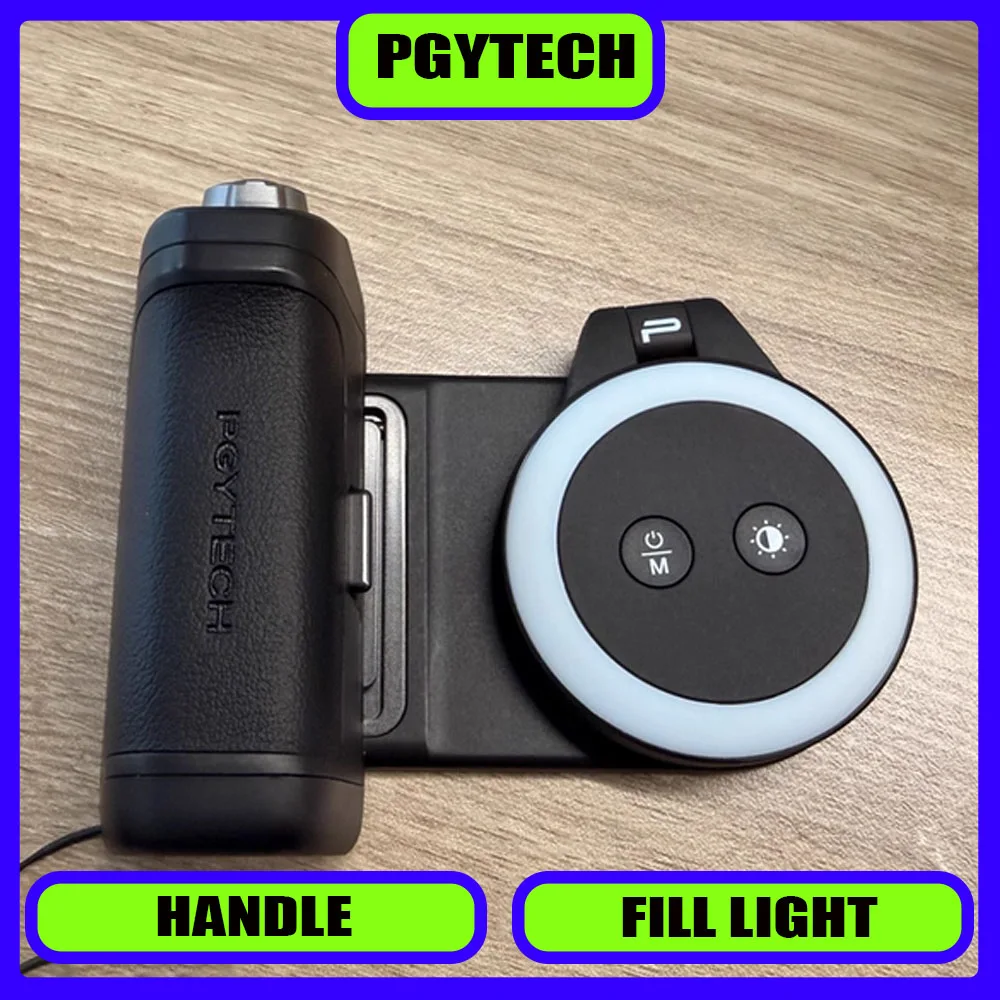 

PGYTECH MagCam2: Мобильная рукоятка для фотосъемки, портативный светильник, магнитный Bluetooth-пульт, беспроводная зарядка, стильный дизайн