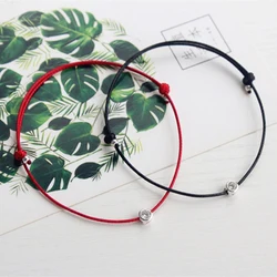La Monada Minimalist Red Thread For Hand 925 Sterling Silver Bracelet Women Rope Red Thread Bracelets For Women Silver 925 Long