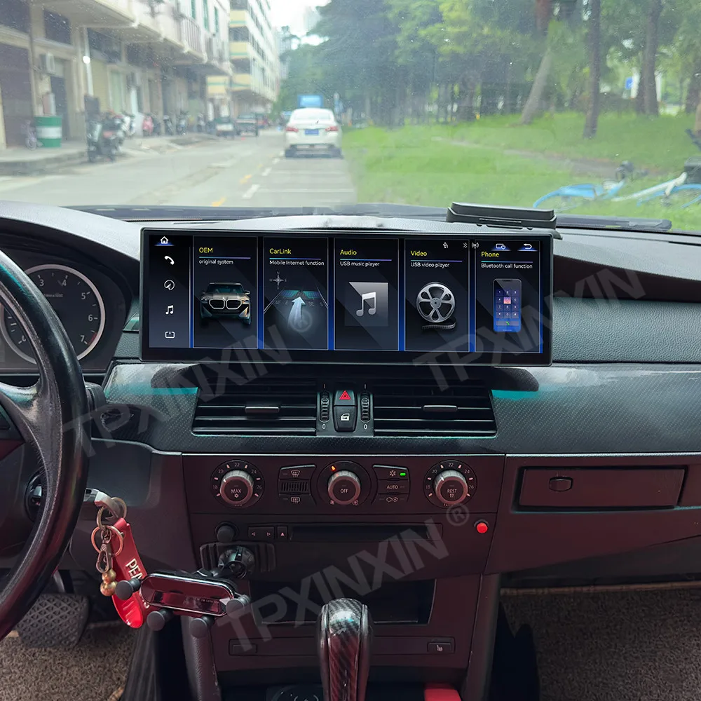 Linux 14.9 Inch Screen For BMW 5 Series E60 E61 2003-2010 Car Radio Multimedia Player Navigation GPS Stereo Android Auto Carplay view 6