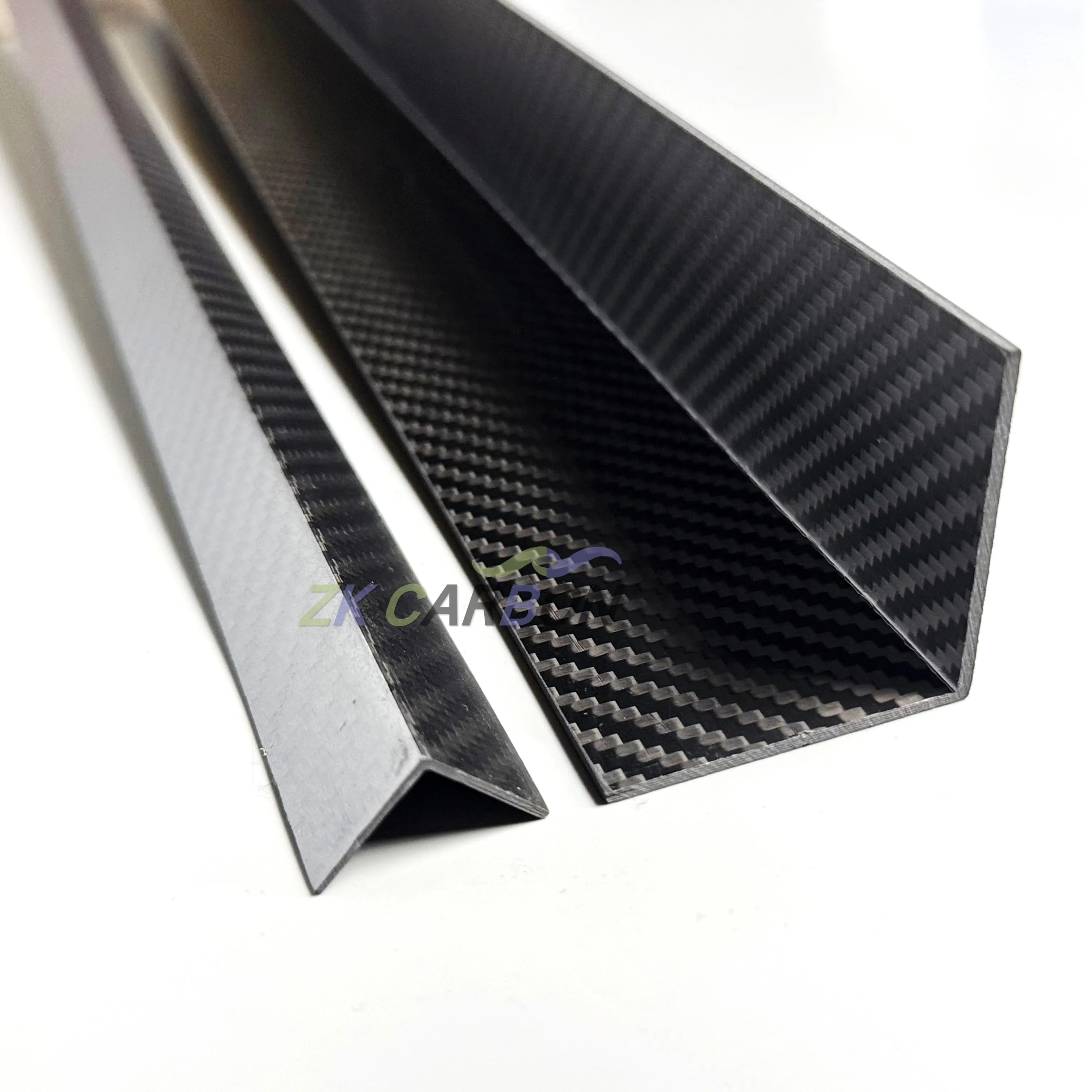 2Pcs/lot 500mm Carbon Fiber Angle Beam for Composite Tubular Structure Reinforcement 3K High Hardness Composite Material