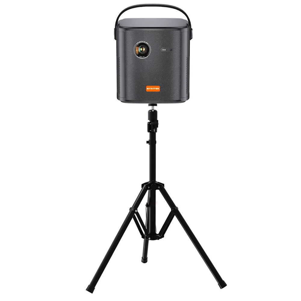 BASETOP TB3 Projector Tripod Stand 78-127cm Adjustable Foldable Bracket 1/4 Screw 5kg Load for BYINTEK