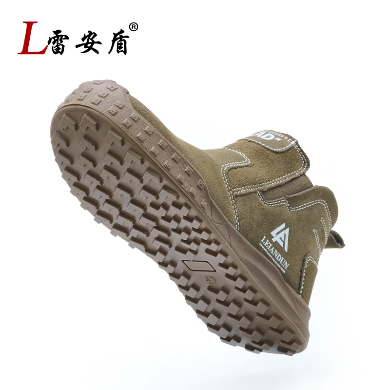 Leiandun Slips-on Welding Safety Shoes Protection for Your Feet in Hot Work Environments