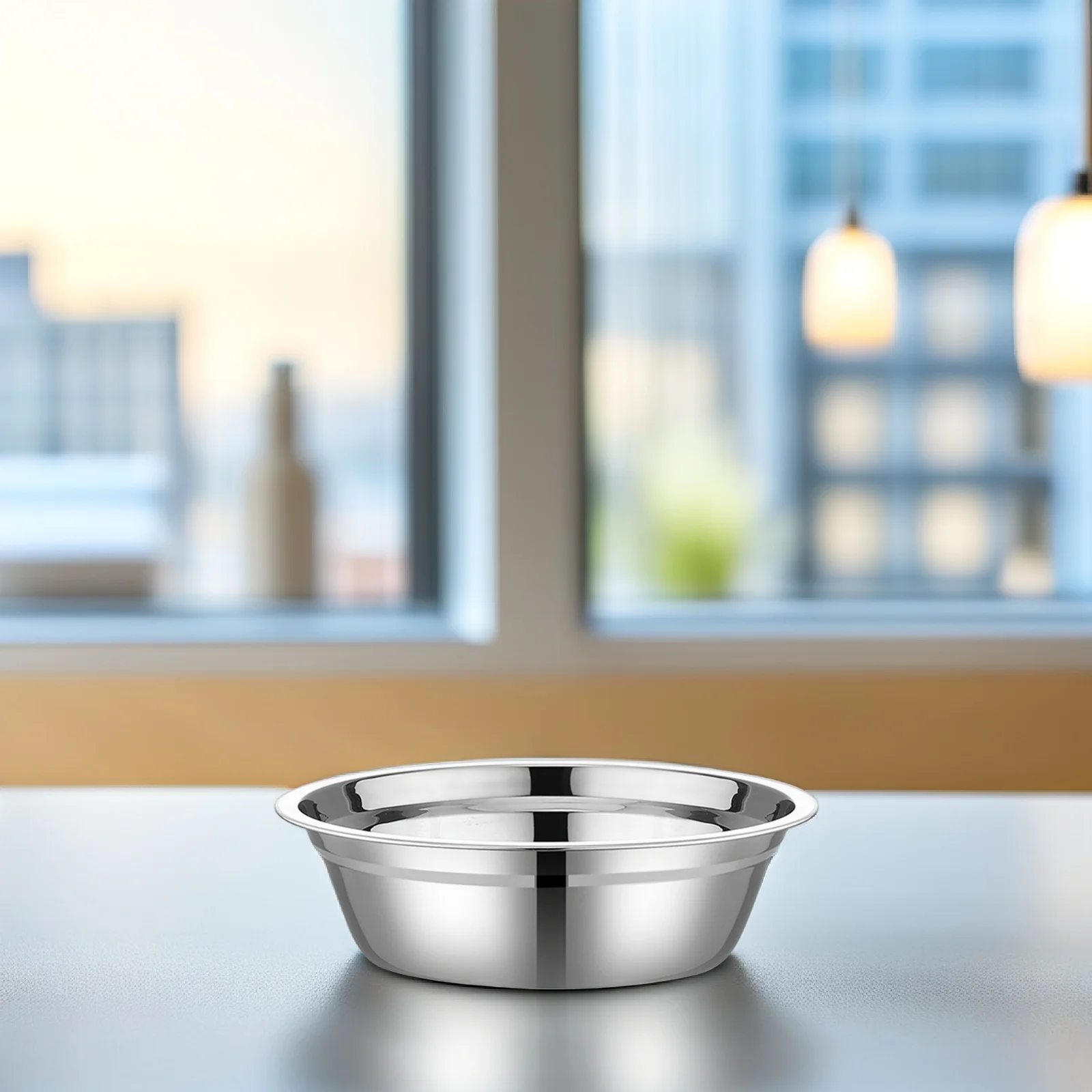 

4 Pcs Stainless Steel Soup Mixing Bowls 18cm 06mm Thick 304 Material Large Kitchen Prep Food Dough Salad Easy Cleaning Storage