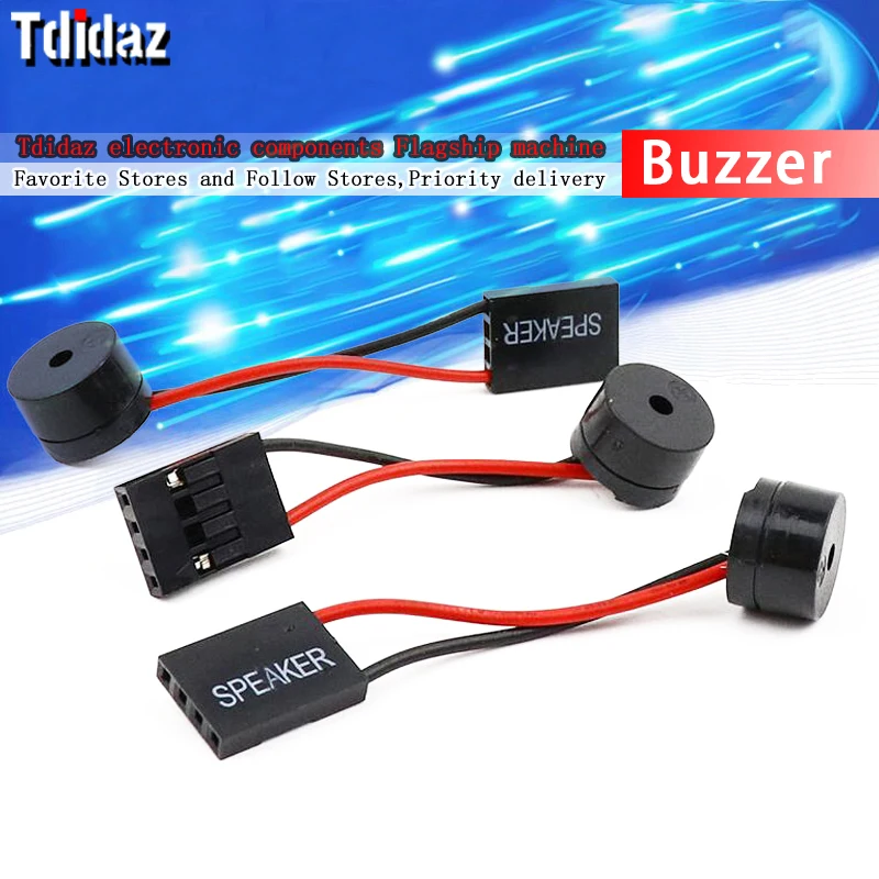 5pcs Motherboard Mini Speaker Alarm Mainboard Buzzer Computer Chassis Buzzer for Computer DIY