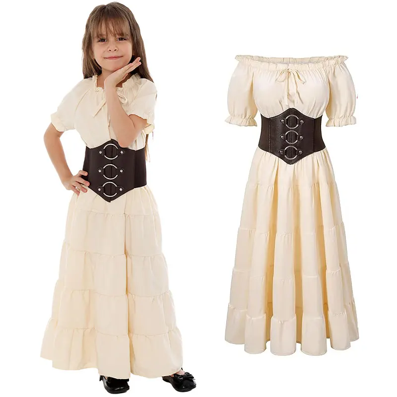 Umorden Renaissance Medieval Girl Costume Dress for Girls Children Teens view 6