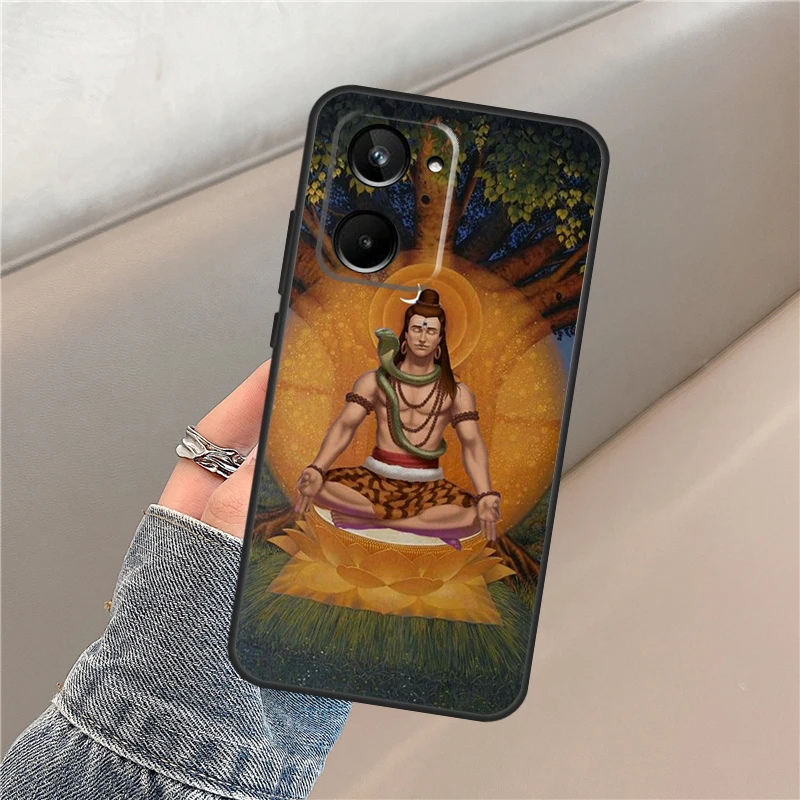 God Diety Hindu Ganesha Shiva Case For Realme 11 9 10 Pro Plus GT Neo 5 3 2 T C11 C15 C25s C21Y C30 C31 C33 C35 C53 C55