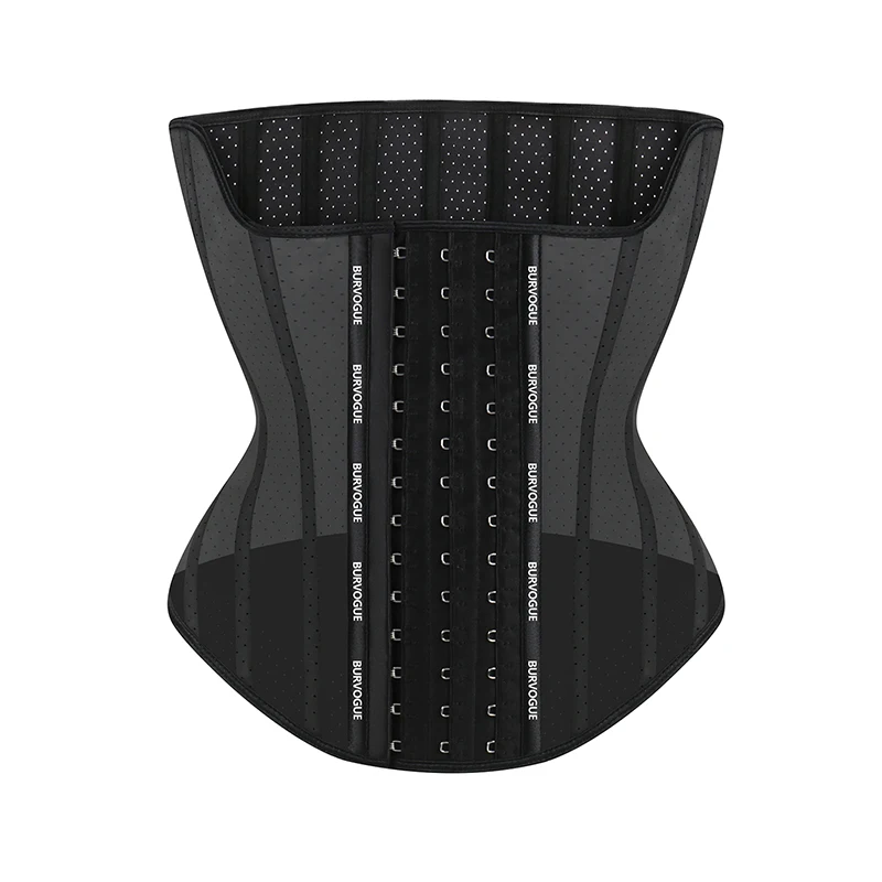 Women\'s Waist Trainer Corset for Everyday Wear Steel Boned Tummy Control Body Shaper with Adjustable Hooks