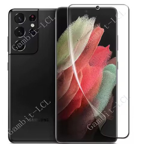 HD Full Hydraulic Hydrogel Film For Samsung Galaxy S21 Ultra 6.8" GalaxyS21Ultra S21Ultra Protective Screen Protector Cover
