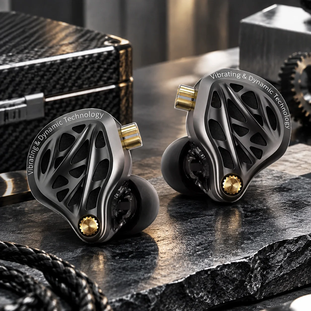 Hot Sales KZ Vibe X Low Frequency Vibration Earbuds HiFi Deep Bass Headset Stereo Sound In-Ear Earphones for Music Gaming Gifts