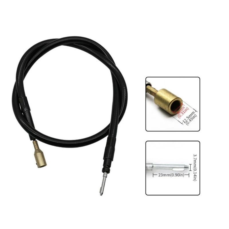 Extensión amoladora con eje Flexible, herramienta rotativa, cable extensión taladro Flexible para amoladora eléctrica,