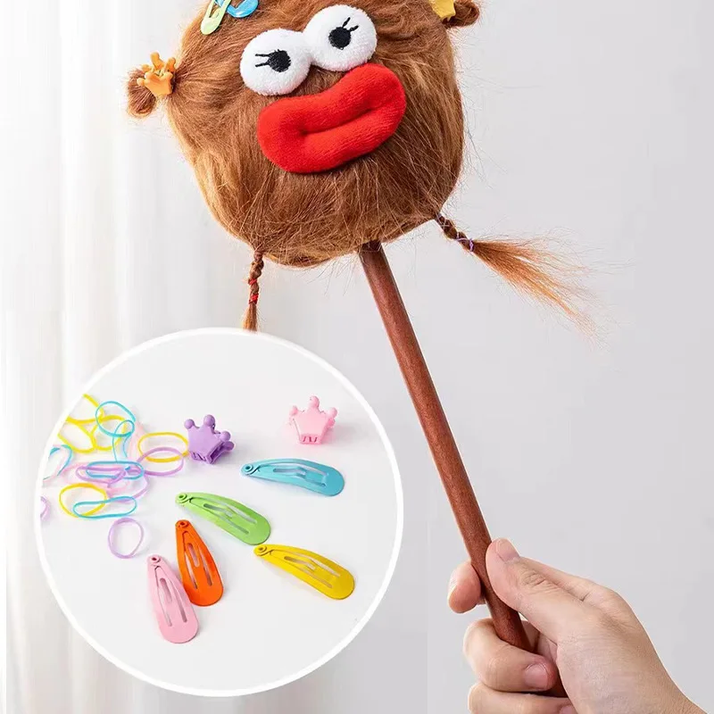 New Cartoon Cute Plush Massage Whack Creative Sausage Mouth Little Monster Knock Hammer Knock Back DIY Ugly Cute Creative Toys