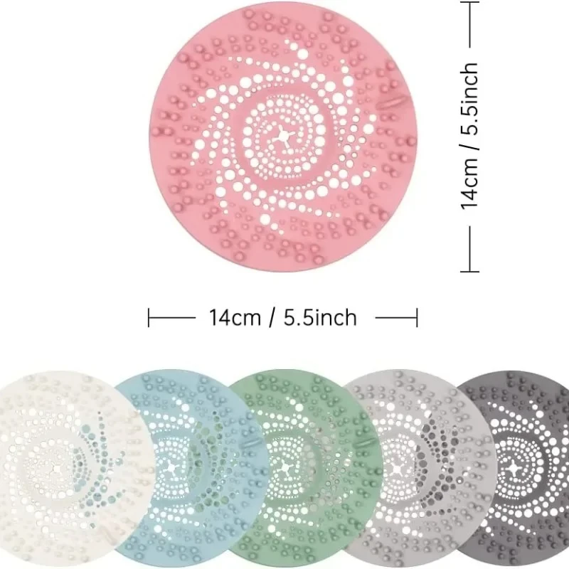 Filtre à cheveux Anti-blocage pour évier, 1 pièce, bouchons de vidange pour baignoire, douche, sol, TPR, bouchon déodorant de cuisine, accessoires de salle de bains